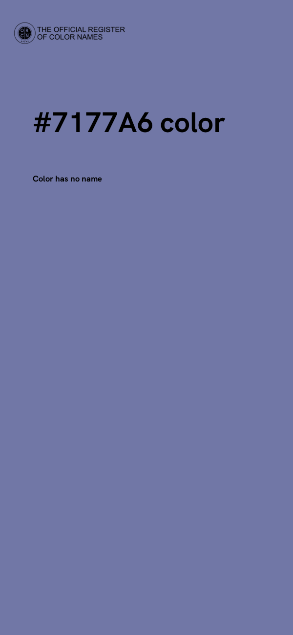 #7177A6 color image
