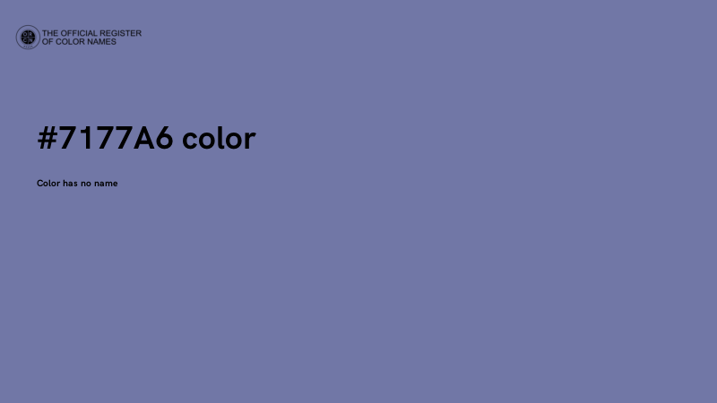 #7177A6 color image