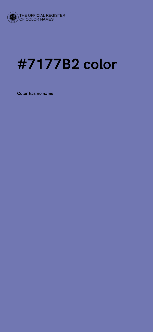 #7177B2 color image