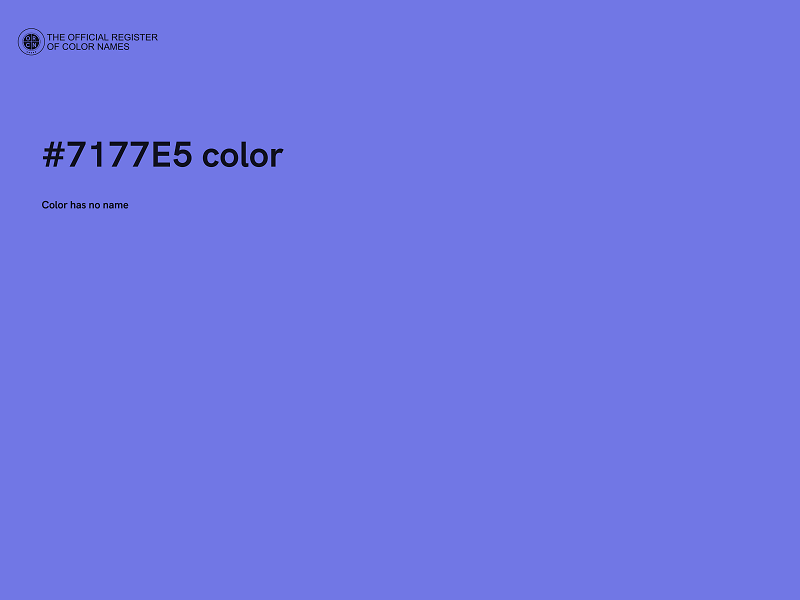 #7177E5 color image