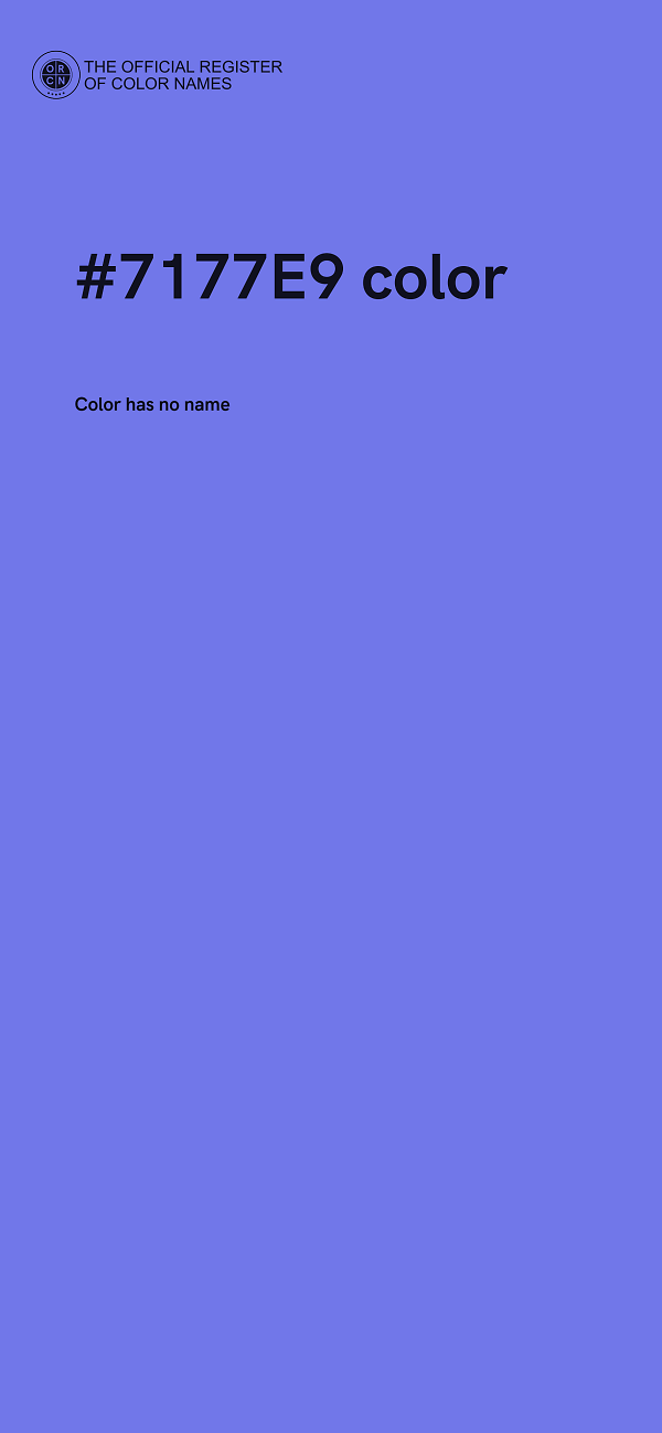 #7177E9 color image