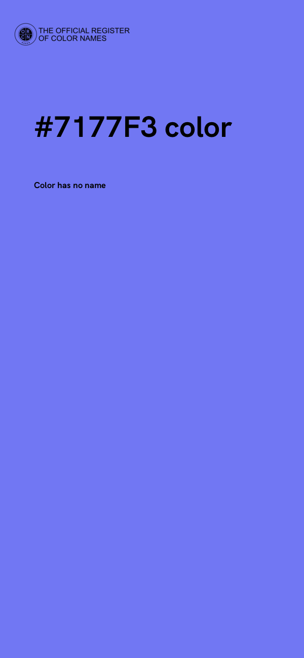 #7177F3 color image