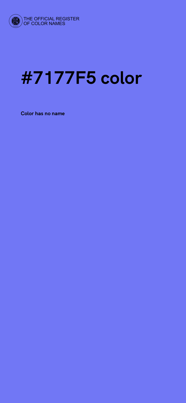 #7177F5 color image