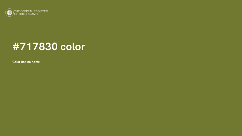 #717830 color image