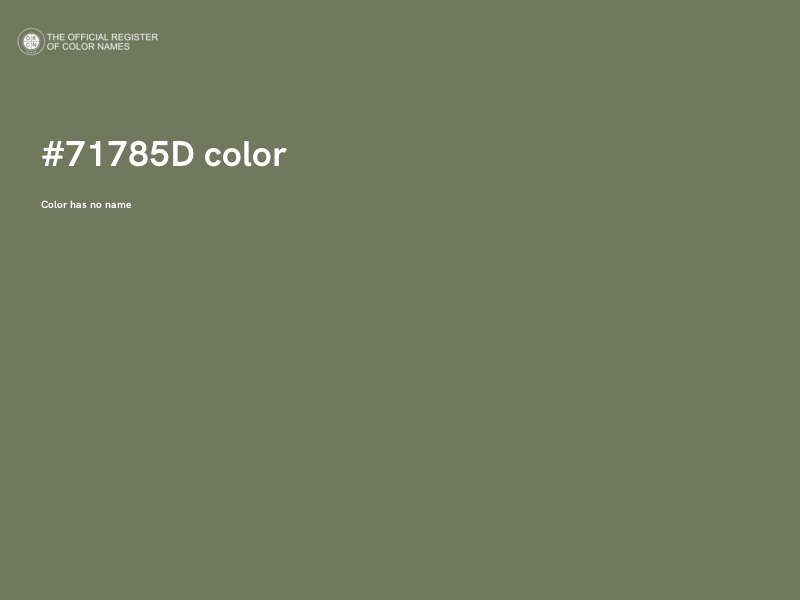 #71785D color image