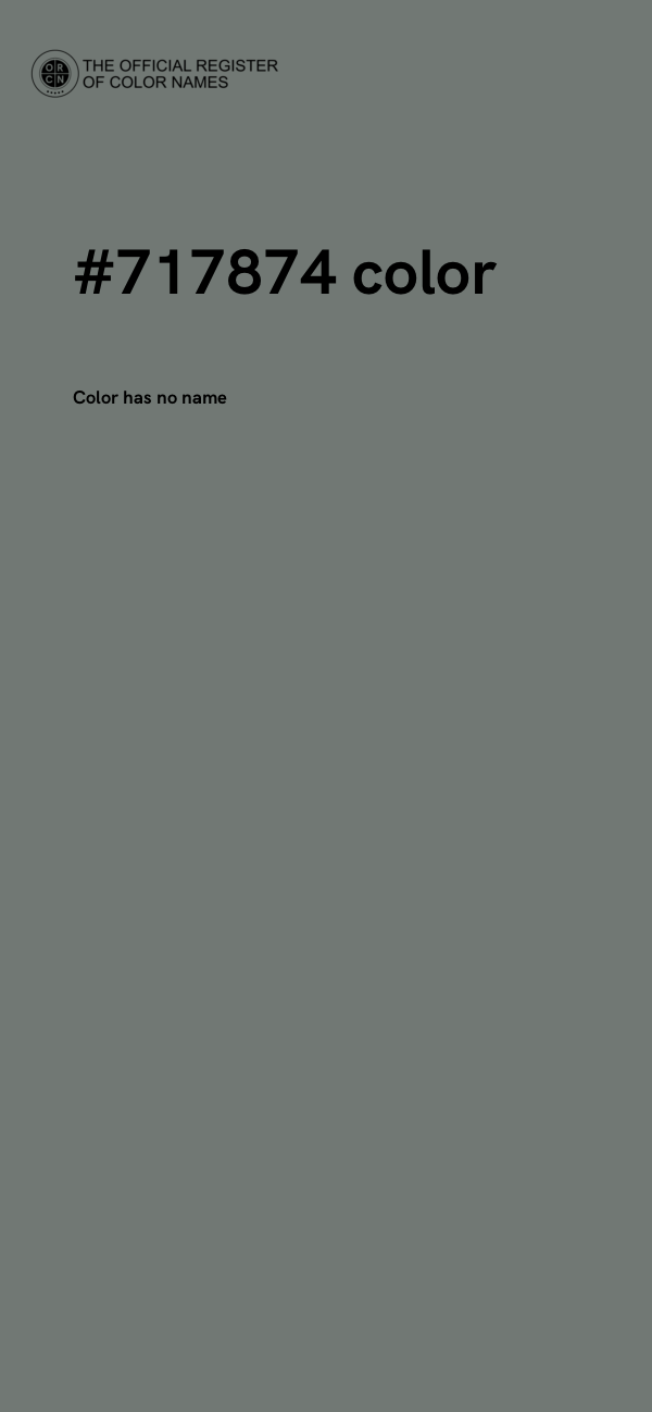 #717874 color image