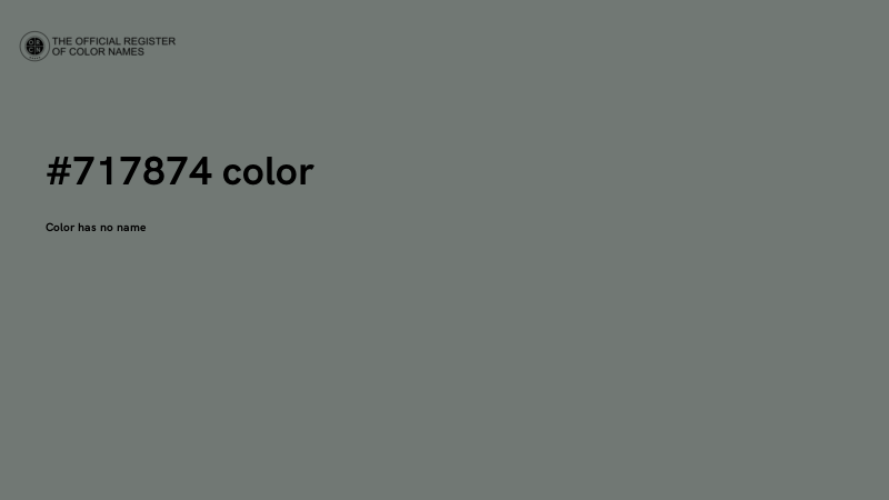 #717874 color image