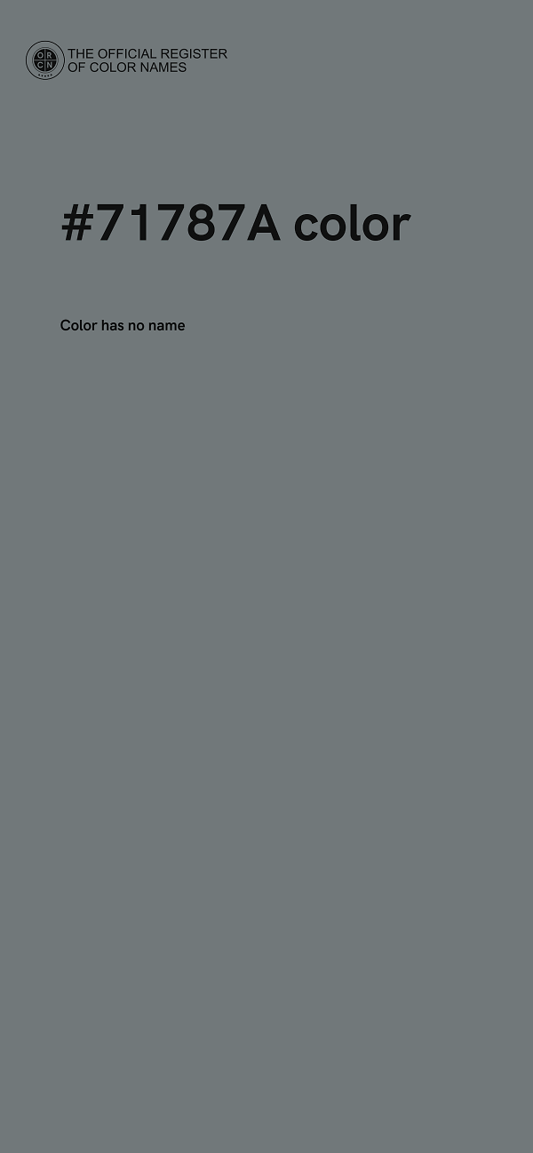 #71787A color image