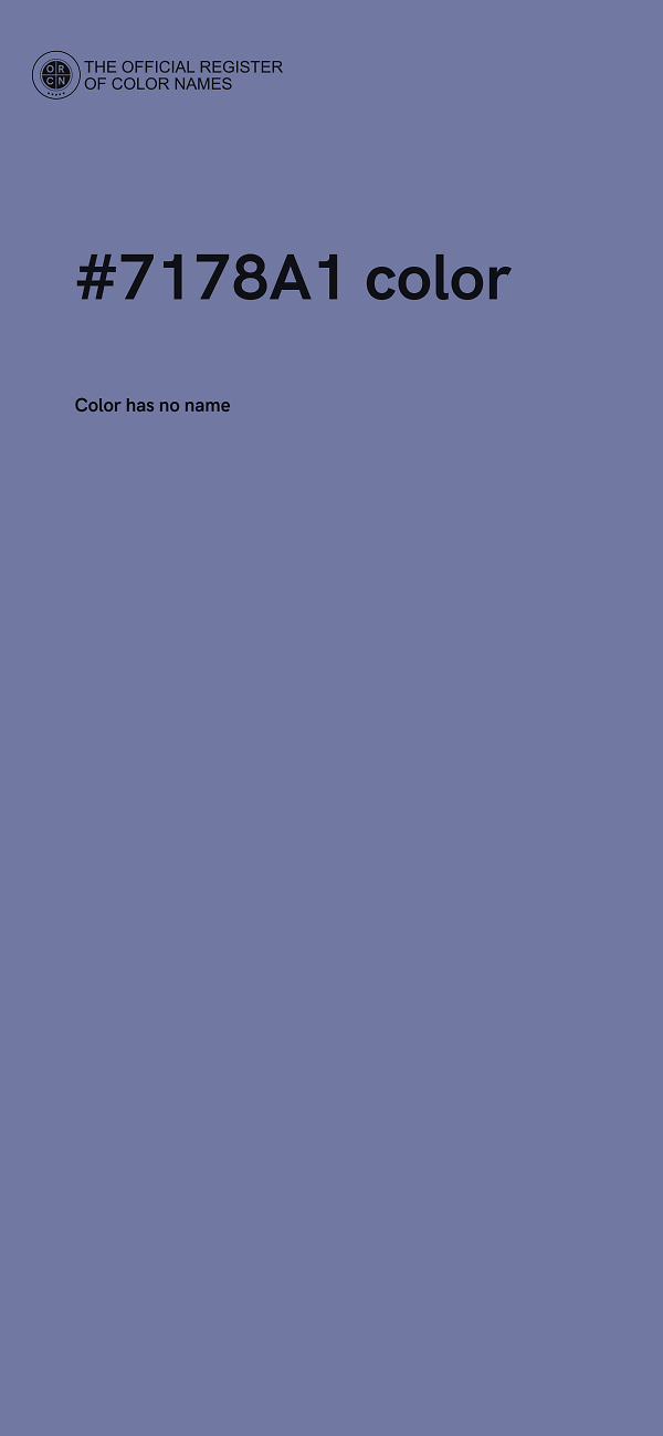 #7178A1 color image