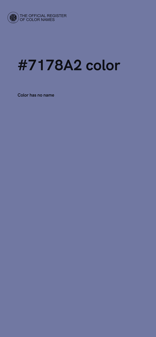 #7178A2 color image