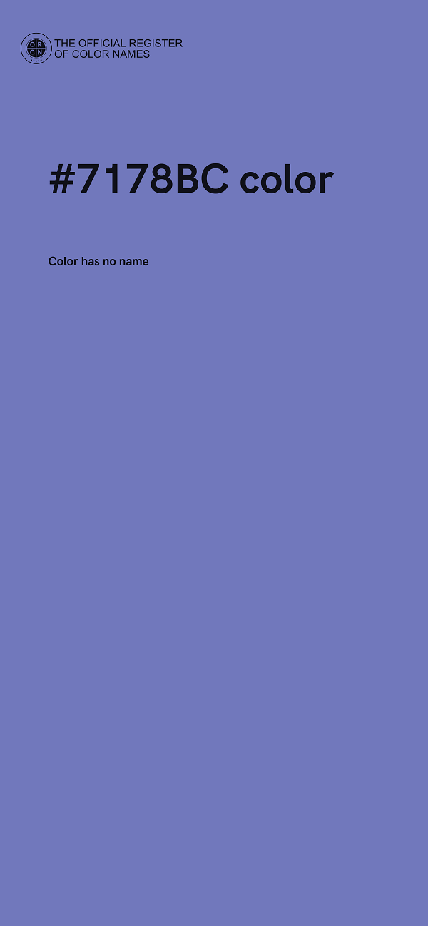 #7178BC color image