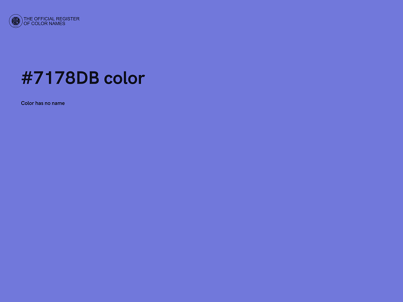 #7178DB color image