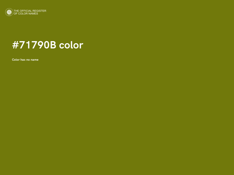 #71790B color image