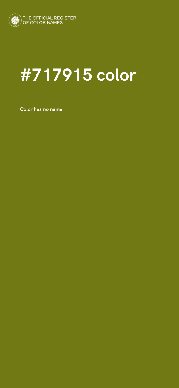 #717915 color image