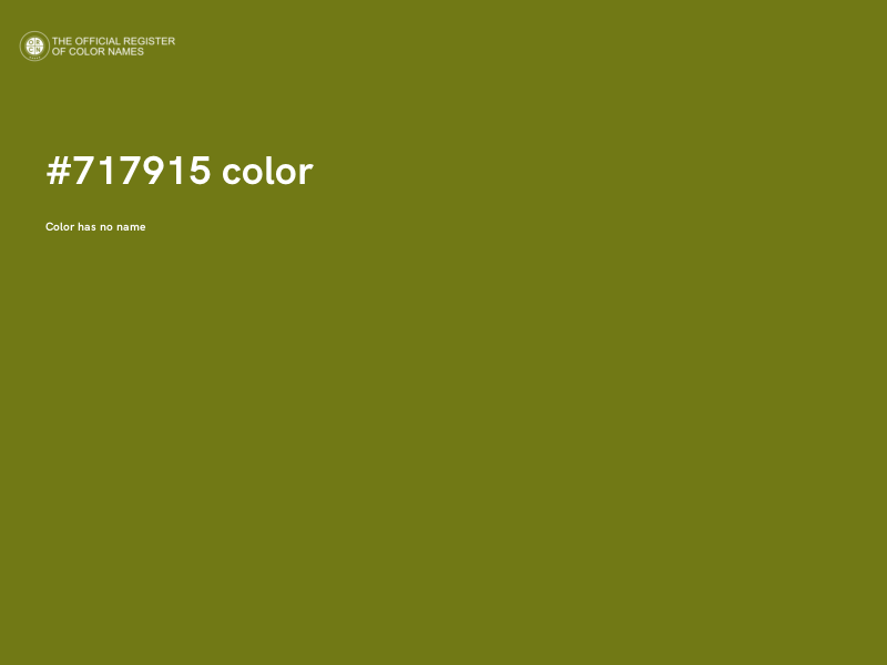 #717915 color image