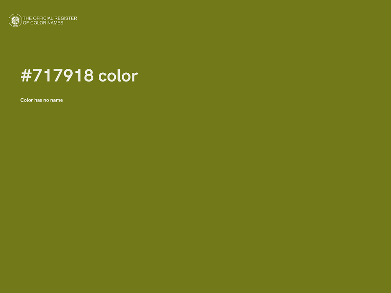 #717918 color image