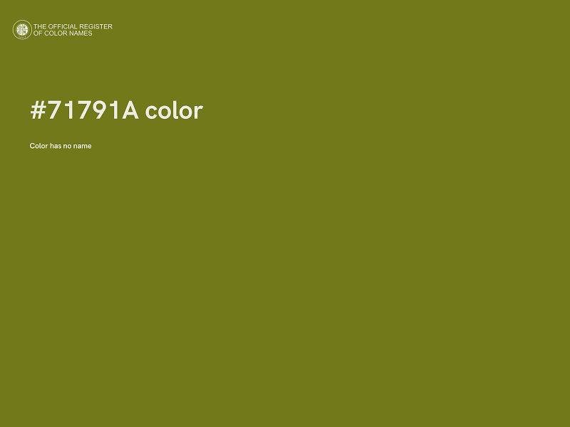 #71791A color image