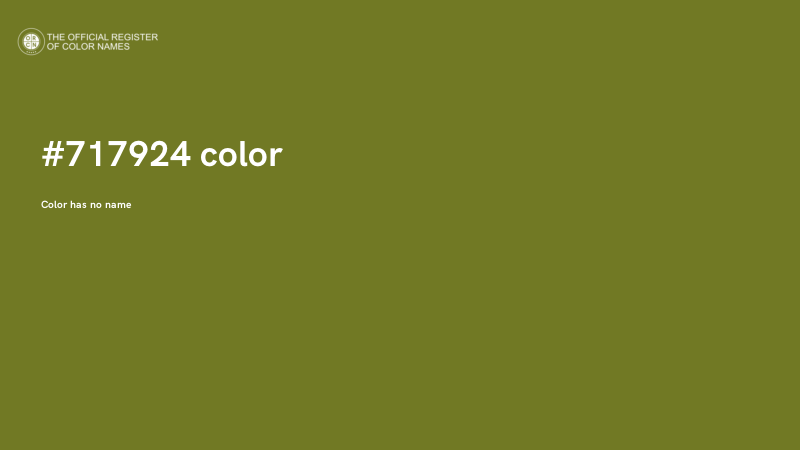 #717924 color image