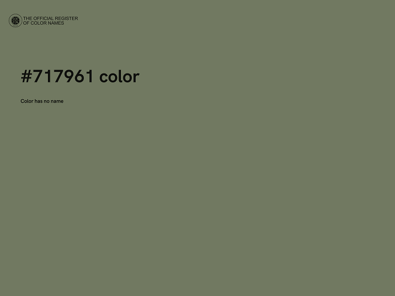 #717961 color image