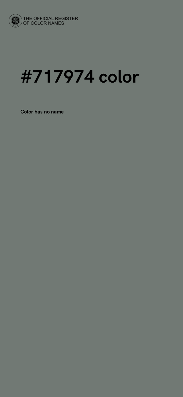 #717974 color image