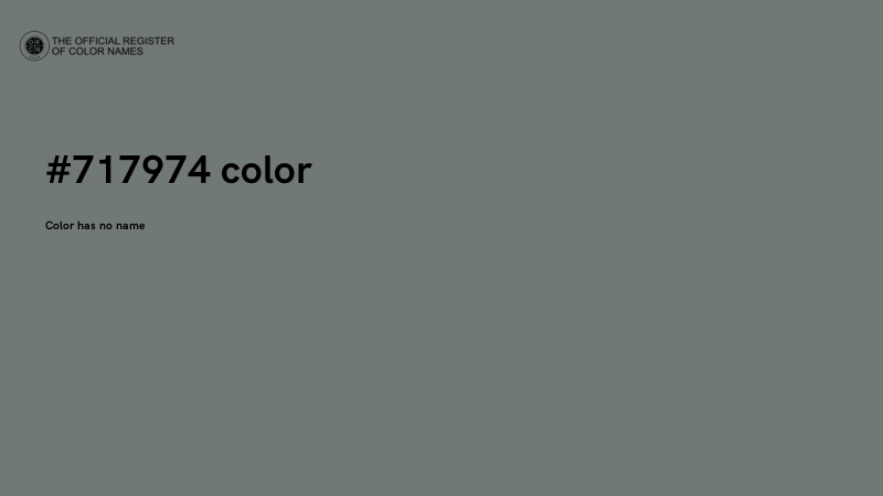 #717974 color image