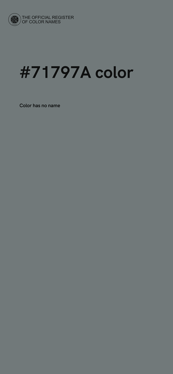#71797A color image