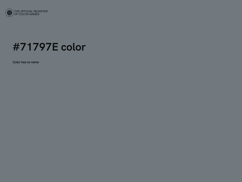 #71797E color image