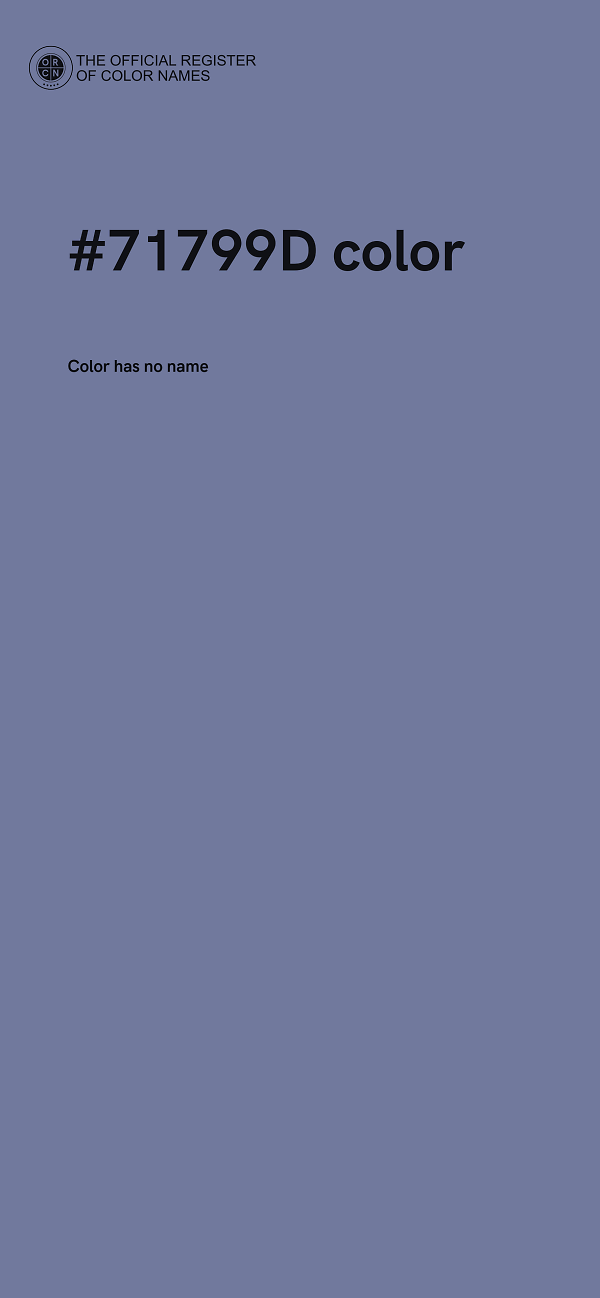#71799D color image