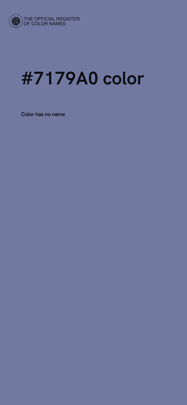 #7179A0 color image