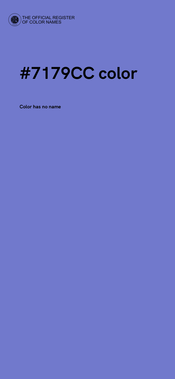 #7179CC color image