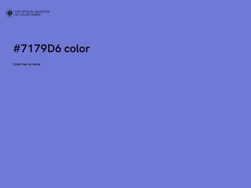 #7179D6 color image