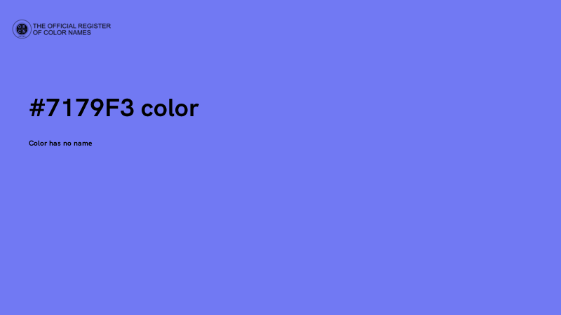 #7179F3 color image