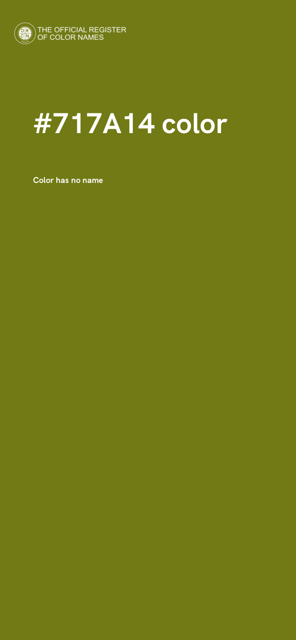 #717A14 color image