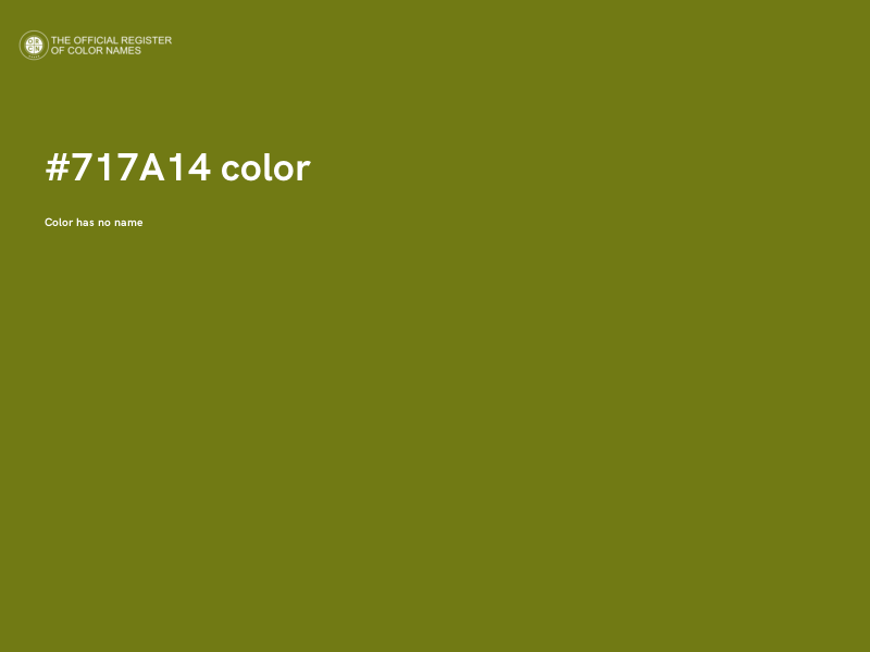 #717A14 color image