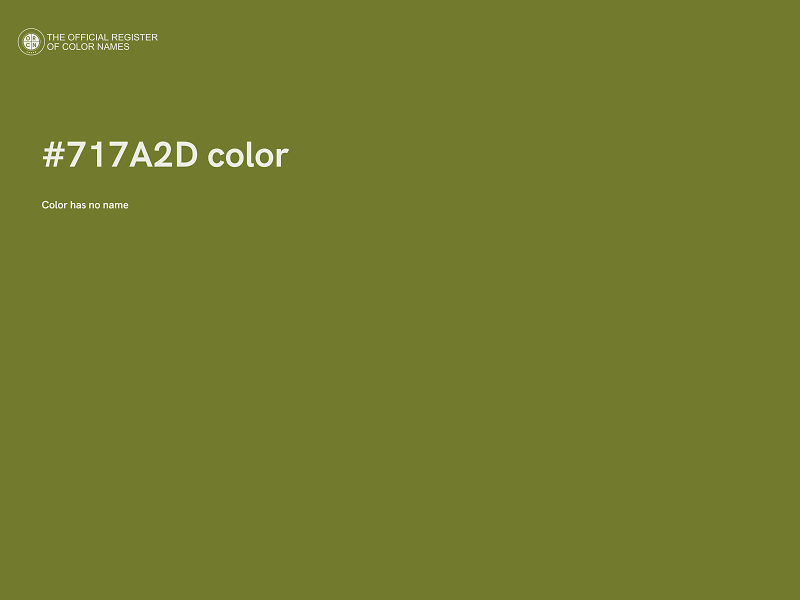 #717A2D color image