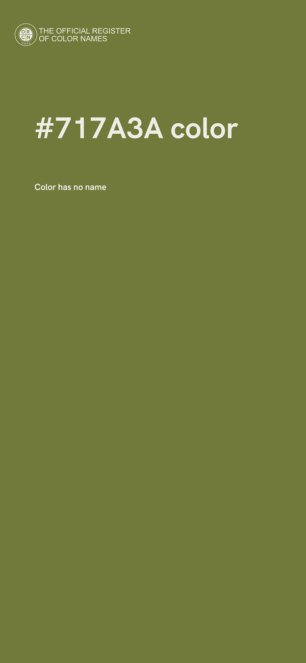 #717A3A color image