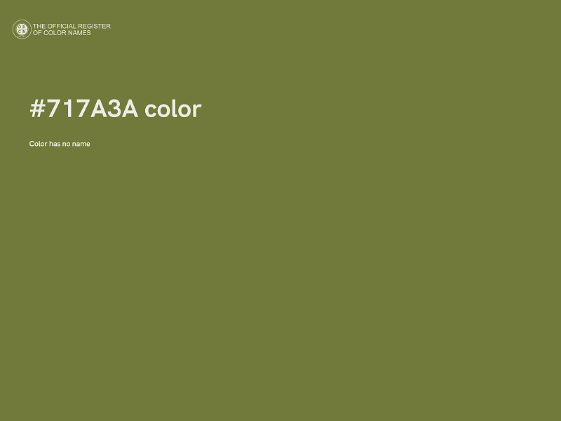 #717A3A color image