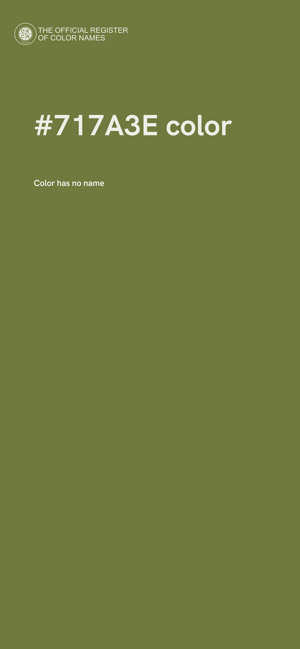 #717A3E color image