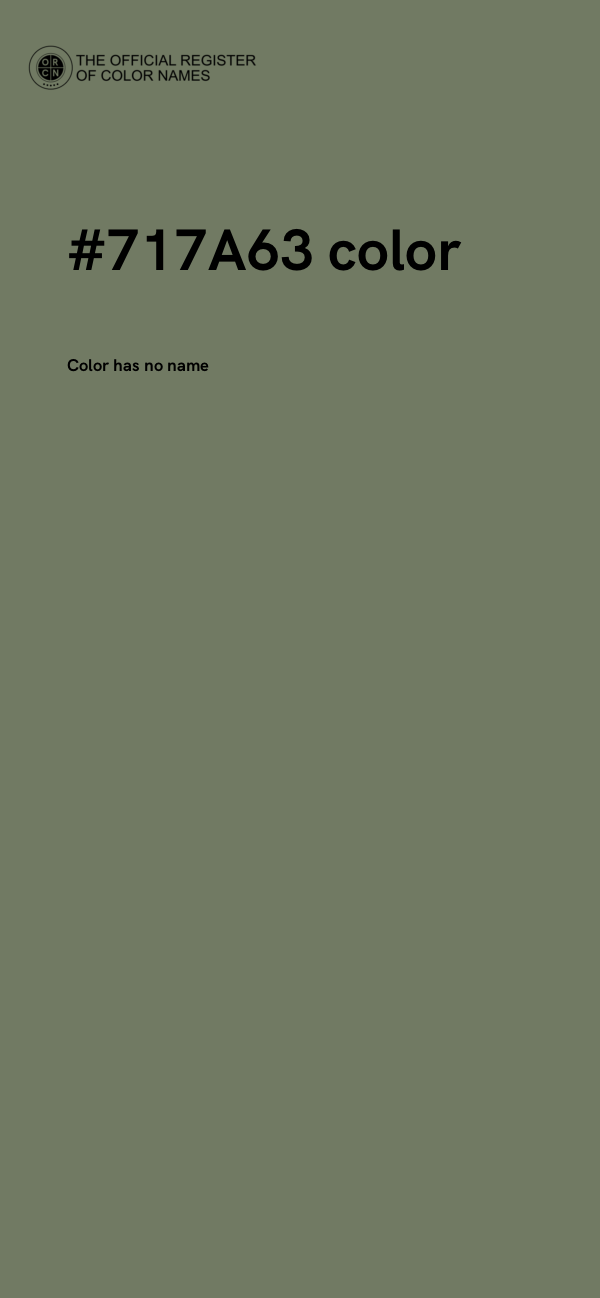 #717A63 color image