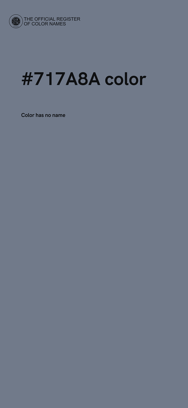 #717A8A color image