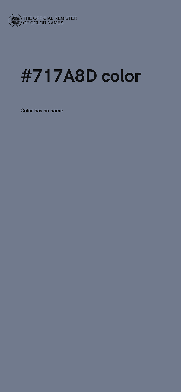 #717A8D color image