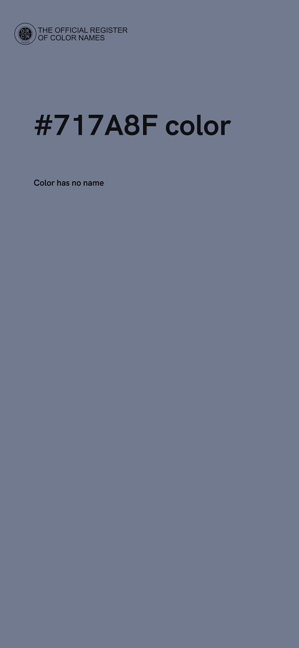 #717A8F color image