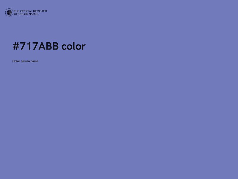 #717ABB color image
