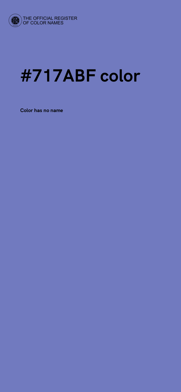 #717ABF color image
