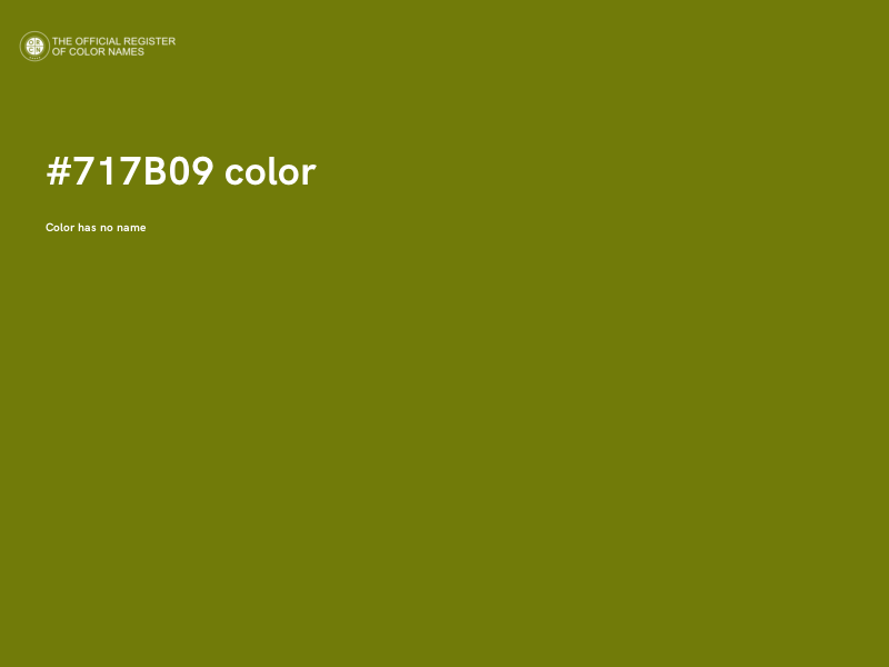 #717B09 color image