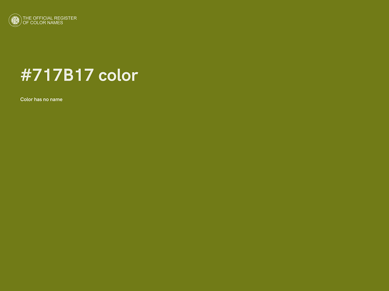 #717B17 color image