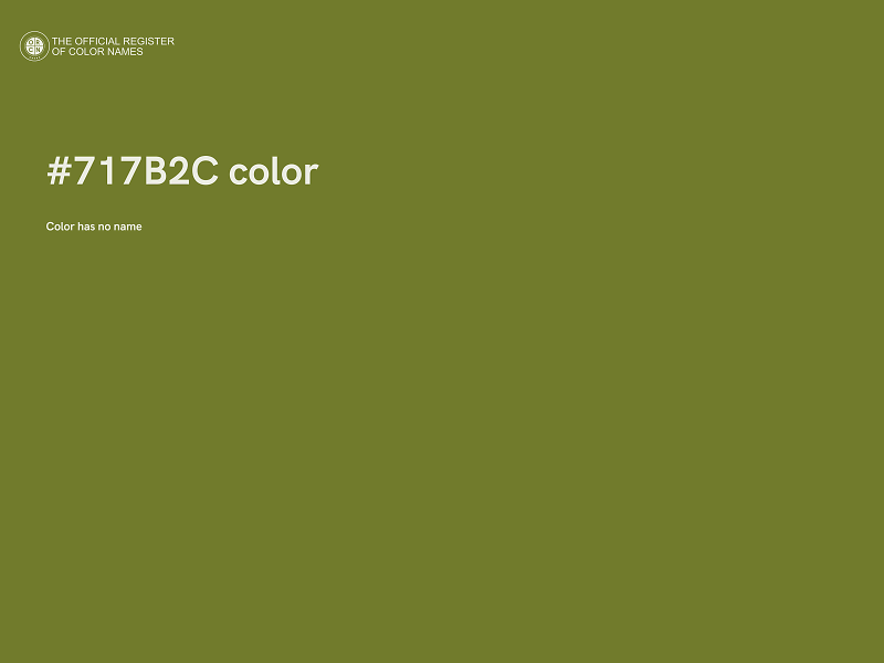 #717B2C color image