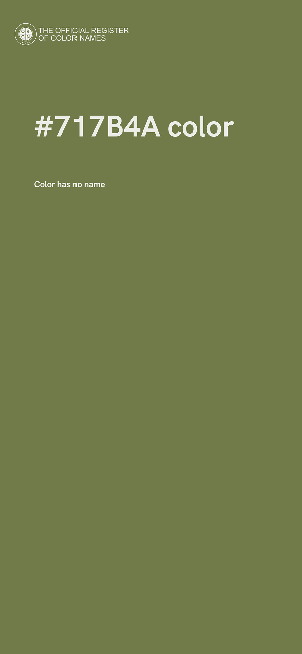 #717B4A color image