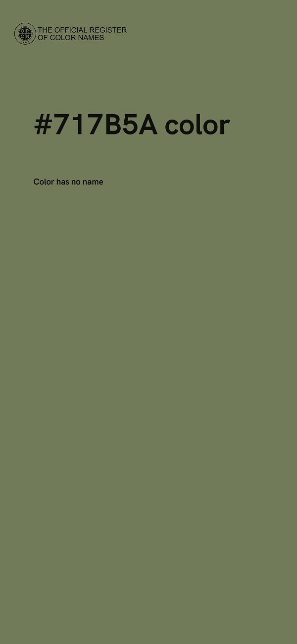 #717B5A color image