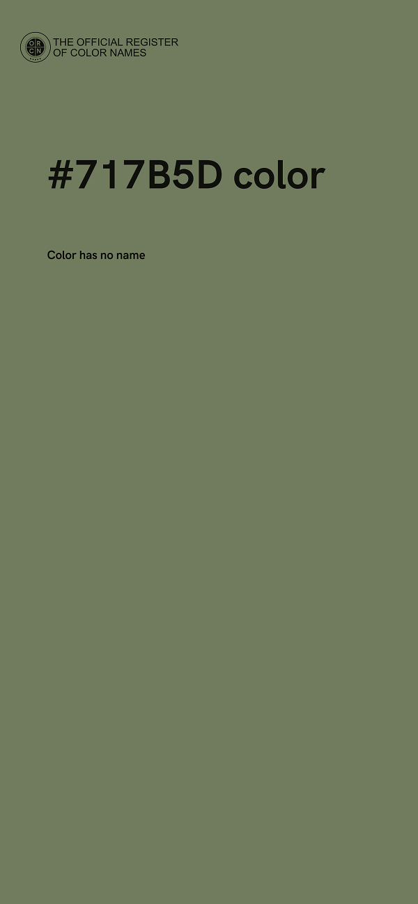 #717B5D color image